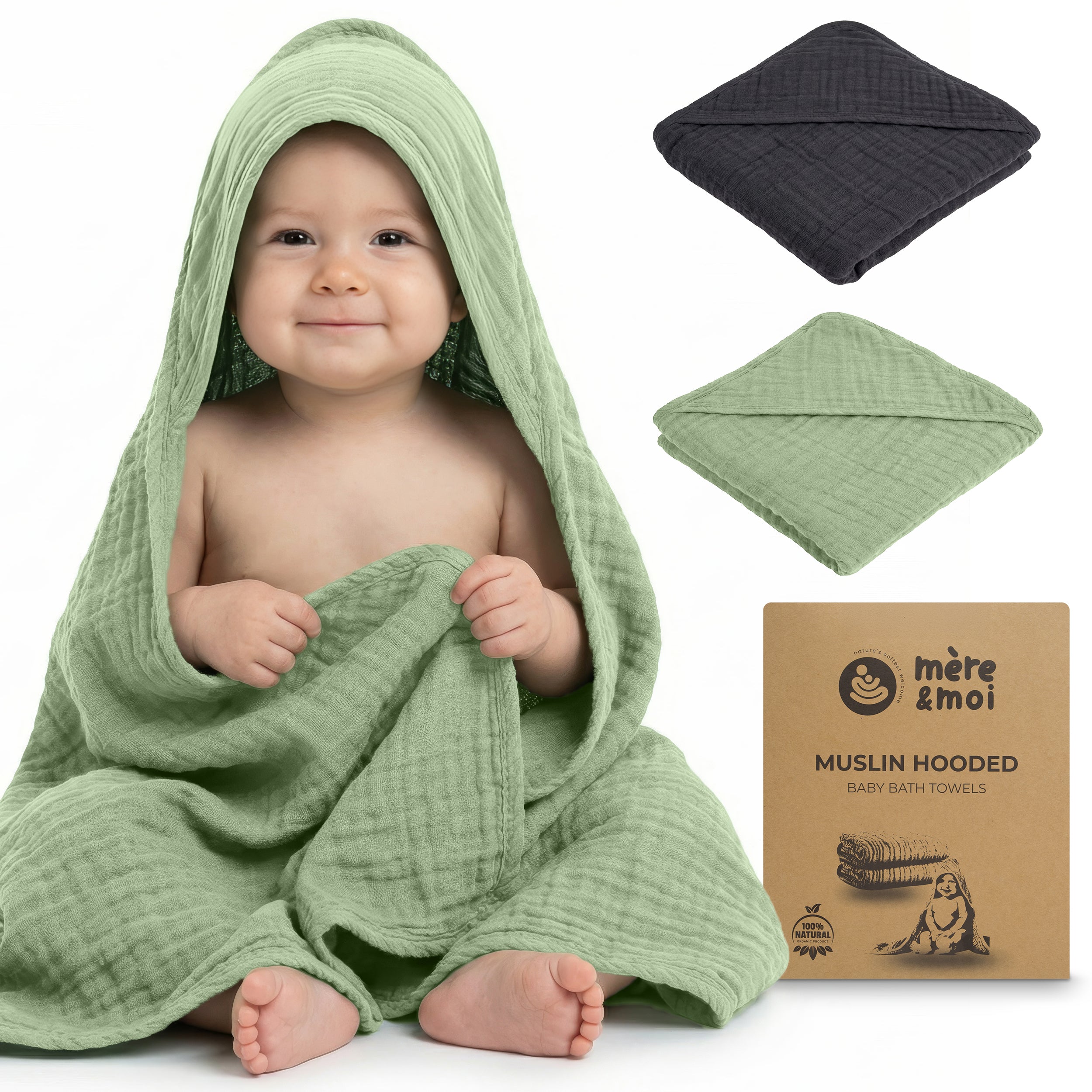 light green, dark green