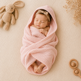 Muslin Hooded Baby Towel — 2 Pack