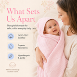 Muslin Hooded Baby Towel — 2 Pack