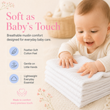 Muslin Baby Washcloths — 10 Pack