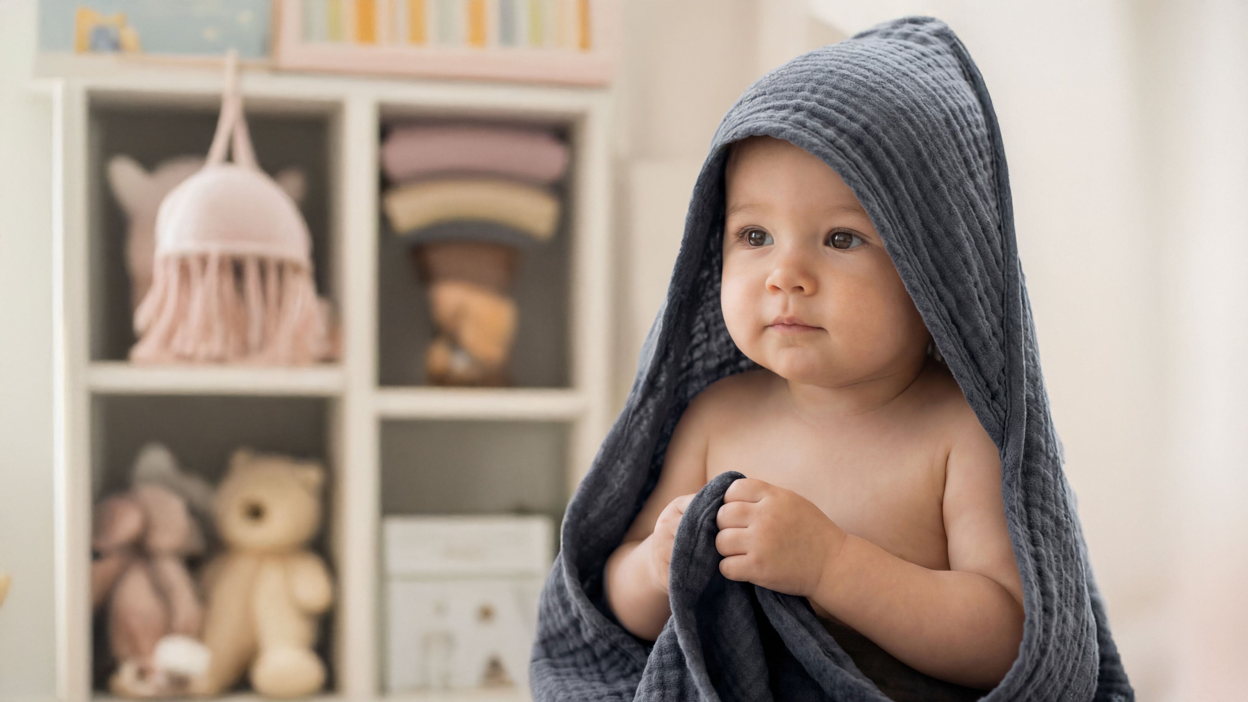 Mère & Moi muslin baby washcloths — soft and gentle for newborns