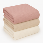 Muslin Swaddle Blanket  38” x 40”